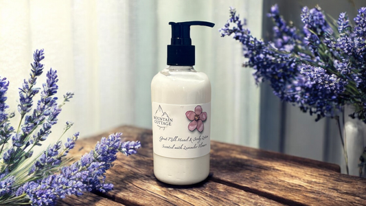 Goat Milk Hand & Body Lotion Scented with Lavender Flowers