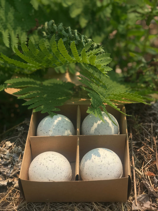 Set of 4 Earl Grey Bath Bombs