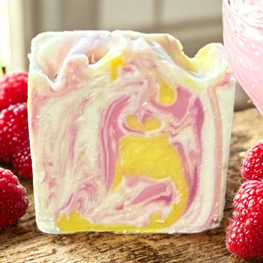 Raspberry and Pink Lemonade Shea Butter Soap Bar