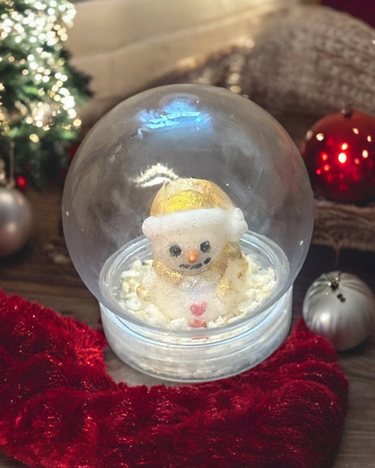 Snow Globe with Snowman Soap